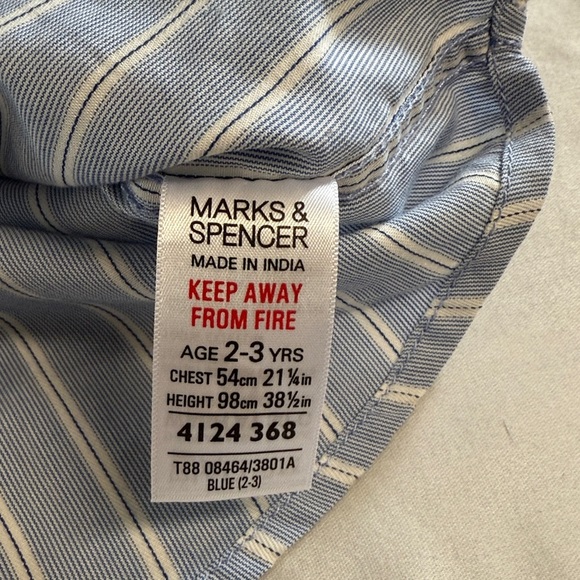 Marks & Spencer - Striped Button-Up Shirt - Picture 4 of 4